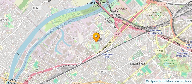 localisation de l'entreprise PIERRE THERMIE  NANTERRE