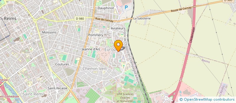 localisation de l'entreprise PIERRE THIERRY BTP  REIMS