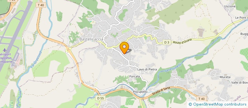 localisation de l'entreprise PIERRE TROIS à BASTELICACCIA