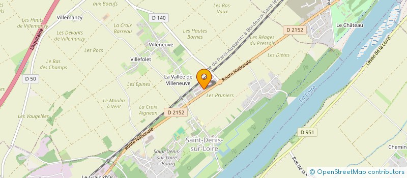 localisation de l'entreprise PIERRE & VIE à SAINT-DENIS-SUR-LOIRE