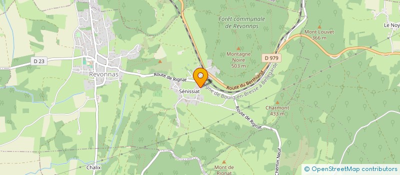 localisation de l'entreprise PIERRE YVES LABILLE  REVONNAS