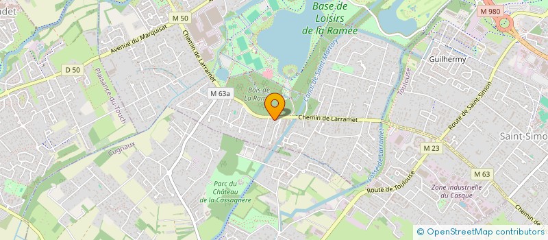 localisation de l'entreprise PIERRE-YVES LANG HOLDING  TOURNEFEUILLE