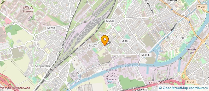 localisation de l'entreprise PIERRE YVES LEMAN ELECTRICITE à LILLE