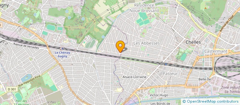 localisation de l'entreprise PIERREBOX à GAGNY