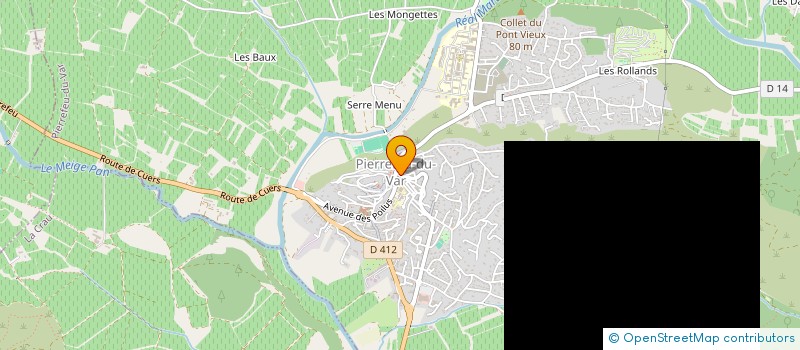 localisation de l'entreprise PIERREFEUCAINE HOTELLERIE RESTAURATION  PIERREFEU-DU-VAR