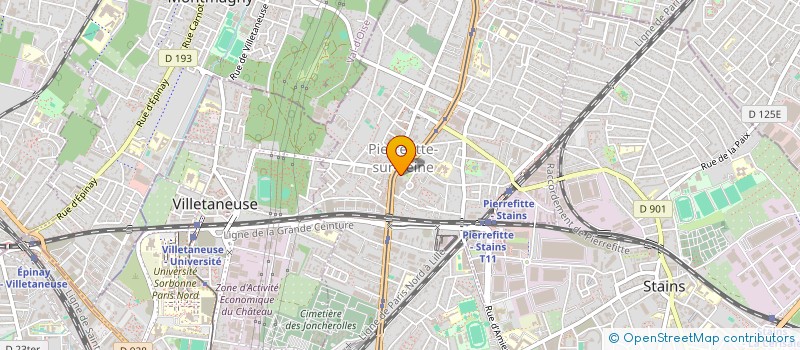 localisation de l'entreprise PIERREFITTE à PIERREFITTE-SUR-SEINE