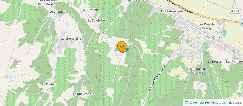 localisation de l'entreprise PIERREFITTE  POUILLE