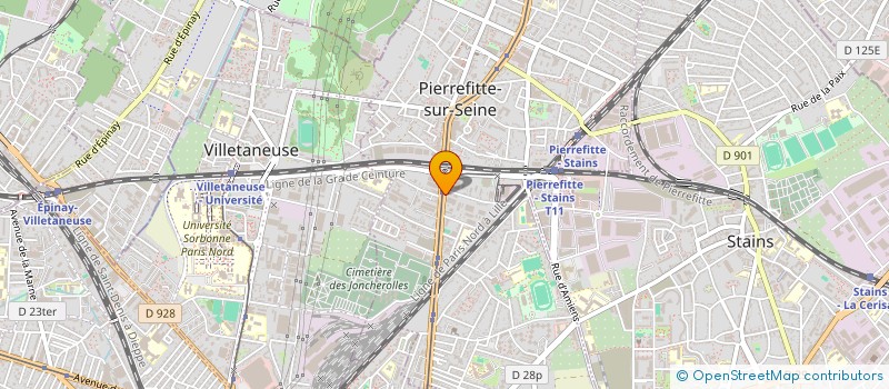 localisation de l'entreprise PIERREFITTE DECORALYS SA à PIERREFITTE-SUR-SEINE