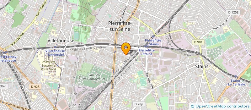 localisation de l'entreprise PIERREFITTE POIDS LOURDS ET UTILITAIRES à PIERREFITTE-SUR-SEINE