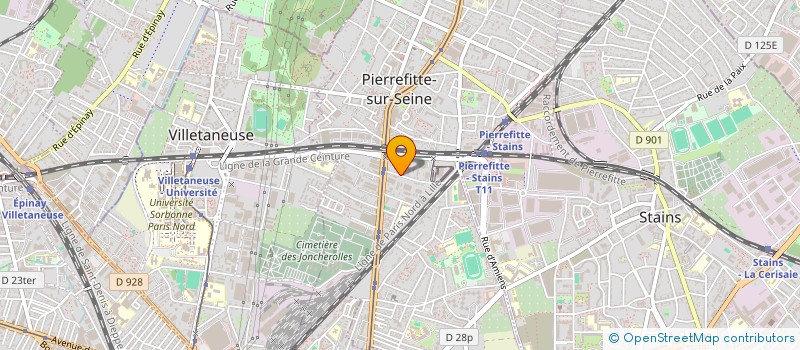 localisation de l'entreprise PIERREFITTE VEHICULES à PIERREFITTE-SUR-SEINE
