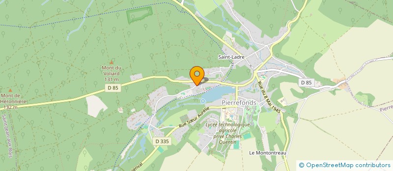 localisation de l'entreprise PIERREFONDS ART ET PATRIMOINE  PIERREFONDS