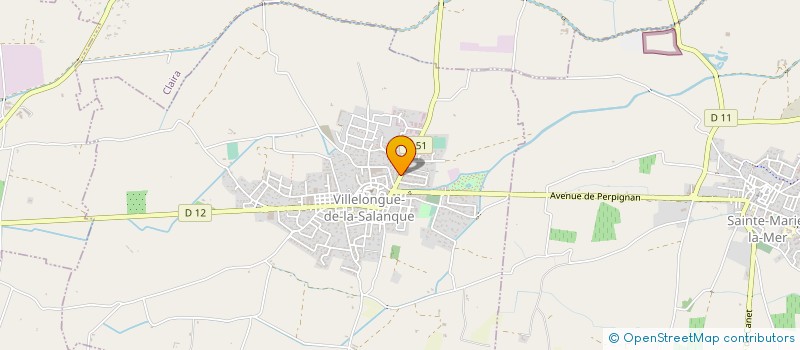 localisation de l'entreprise PIERREJO  VILLELONGUE-DE-LA-SALANQUE