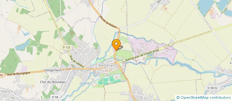 localisation de l'entreprise PIERREL CADE  BLETTERANS