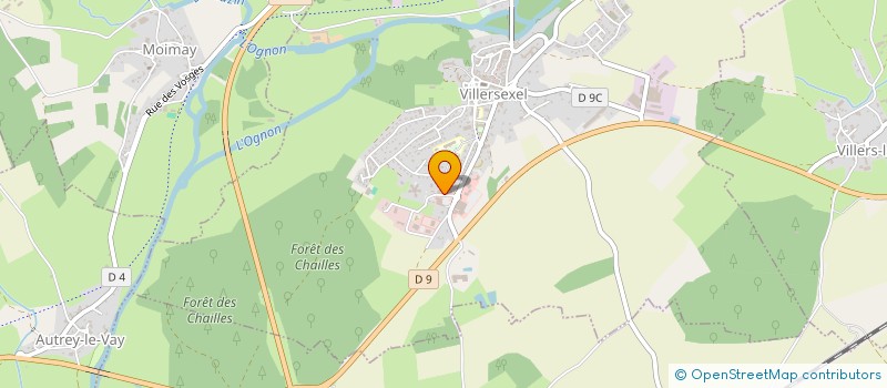 localisation de l'entreprise PIERREL OPTIC  VILLERSEXEL