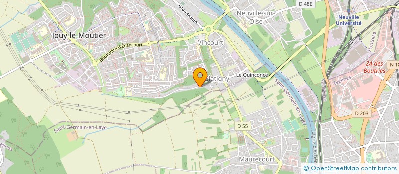 localisation de l'entreprise PIERRELAYE CONTROLE  PIERRELAYE