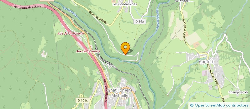 localisation de l'entreprise PIERRELINE  MONTANGES