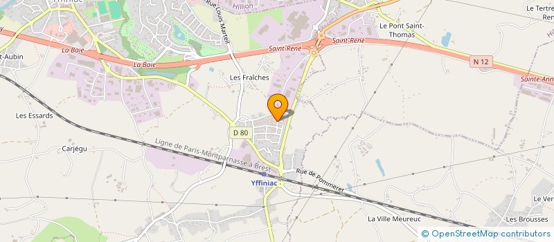 localisation de l'entreprise PIERRELISA à YFFINIAC