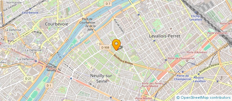 localisation de l'entreprise PIERRELISA à NEUILLY-SUR-SEINE