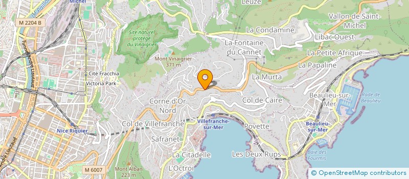 localisation de l'entreprise PIERRELOTTIE à VILLEFRANCHE-SUR-MER