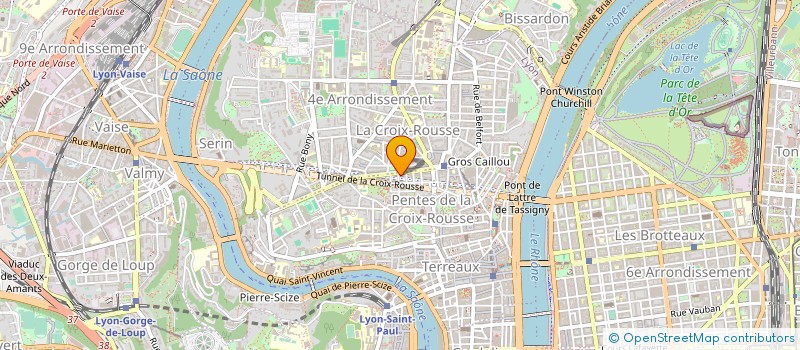 localisation de l'entreprise PIERRELUX à LYON