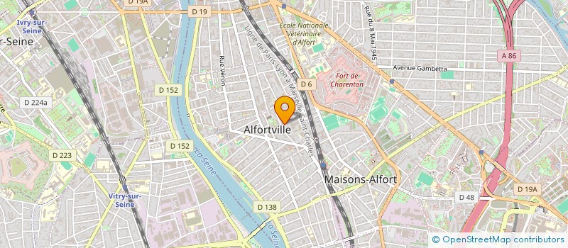 localisation de l'entreprise PIERREMK CONSULTING à ALFORTVILLE
