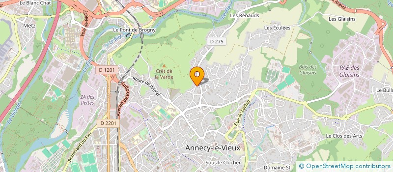 localisation de l'entreprise PIERREMONT  ANNECY