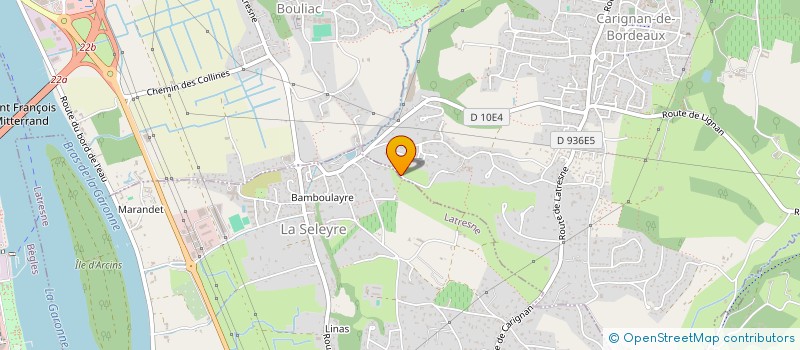 localisation de l'entreprise PIERREPL  LATRESNE