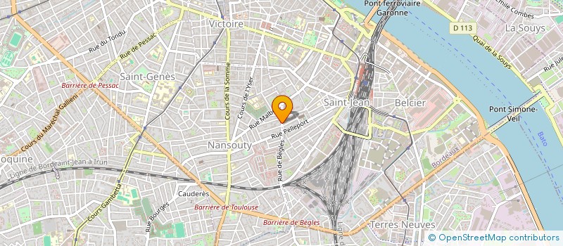 localisation de l'entreprise PIERREPONT  BORDEAUX