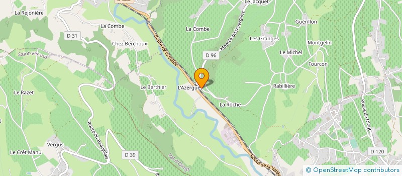 localisation de l'entreprise PIERRES AZERGUES  VAL D'OINGT