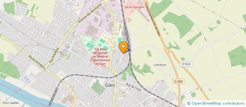 localisation de l'entreprise PIERRES BRACARI à GIEN