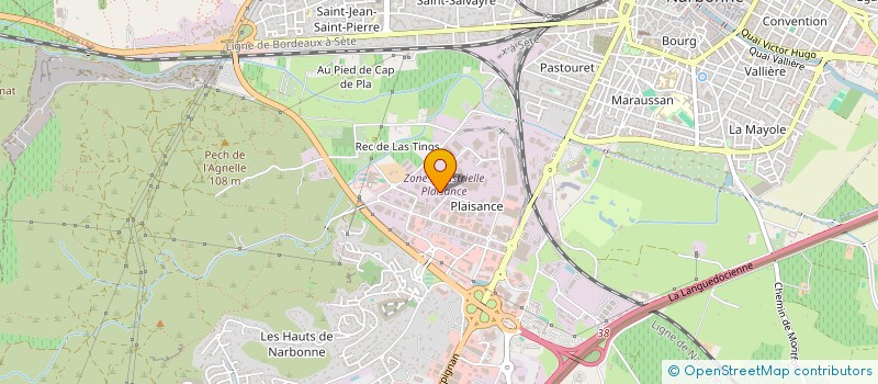 localisation de l'entreprise PIERRES & CO à NARBONNE