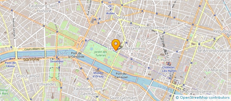 localisation de l'entreprise PIERRES CONSEILS à PARIS