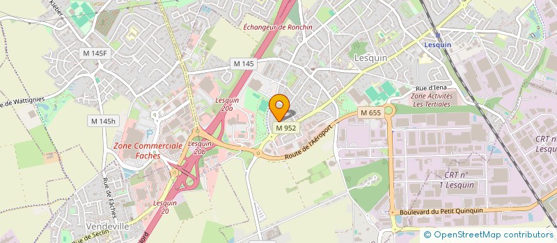 localisation de l'entreprise PIERRES CRISTAUX GROSSISTE à LESQUIN