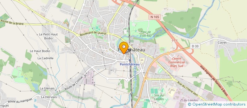 localisation de l'entreprise PIERRES D'AMES  PONTCHATEAU