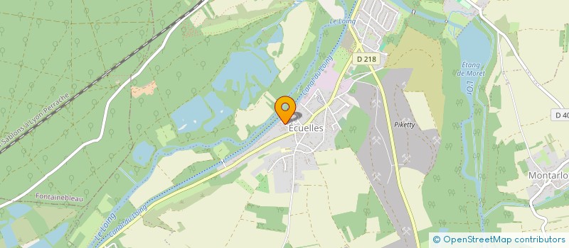 localisation de l'entreprise PIERRES DE FAMILLE  MORET-LOING-ET-ORVANNE