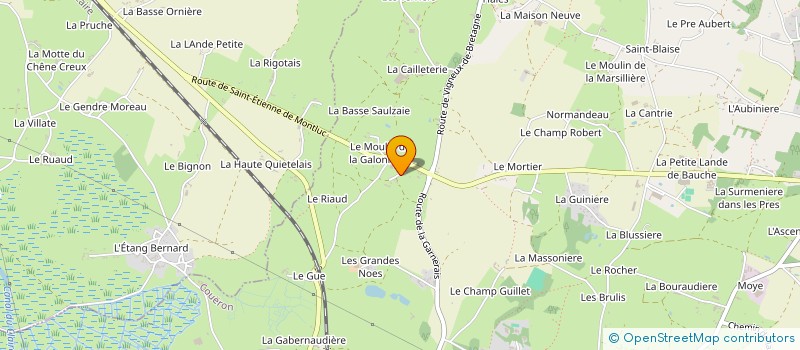 localisation de l'entreprise PIERRES DE GUE à COUERON