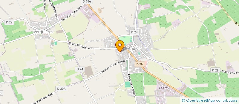 localisation de l'entreprise PIERRES DE LUMIERE  SAINT-ANDIOL