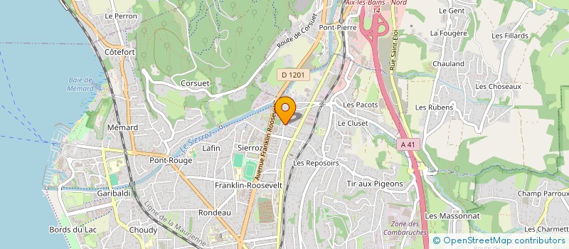 localisation de l'entreprise PIERRES DE TEOTL  AIX-LES-BAINS