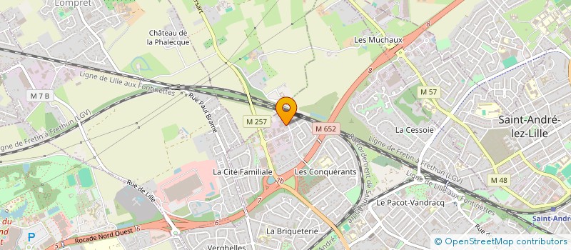 localisation de l'entreprise PIERRES DEBOUT à LAMBERSART