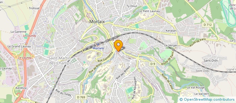 localisation de l'entreprise PIERRES DU MONDE à MORLAIX