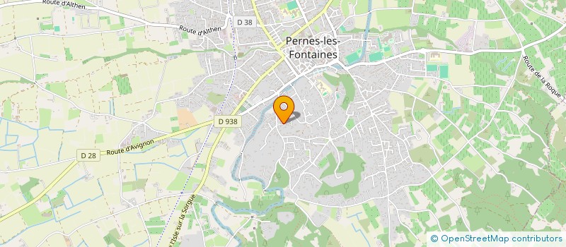 localisation de l'entreprise PIERRES DU SUD  PERNES-LES-FONTAINES