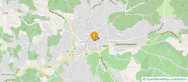 localisation de l'entreprise PIERRES DU SUD  LORGUES