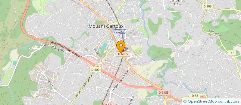 localisation de l'entreprise PIERRES ENERGIES à MOUGINS