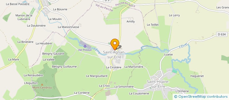 localisation de l'entreprise PIERRES ET FLEURS à VAL-AU-PERCHE
