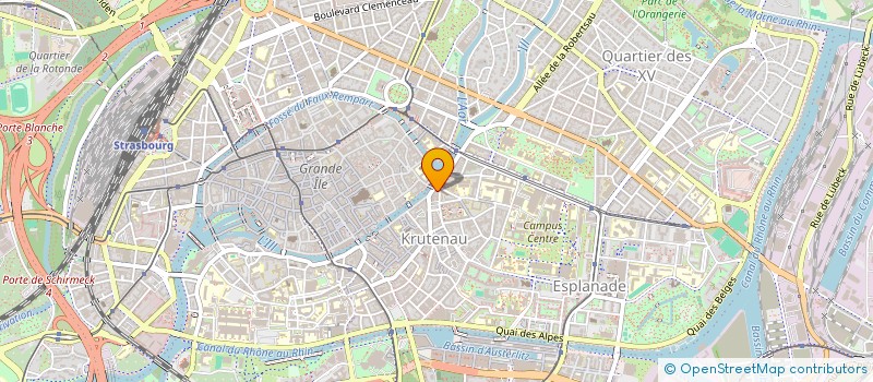 localisation de l'entreprise PIERRES ET GEMMES à STRASBOURG