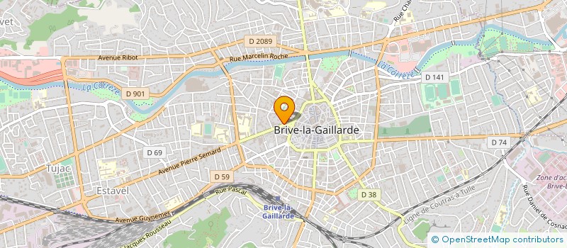 localisation de l'entreprise PIERRES ET GESTION à BRIVE-LA-GAILLARDE