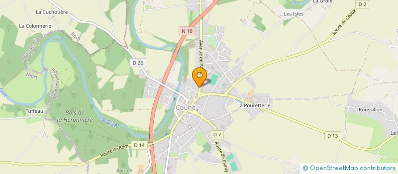 localisation de l'entreprise PIERRES ET PATRIMOINES à VALENCE-EN-POITOU