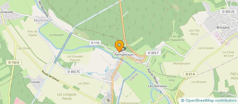 localisation de l'entreprise PIERRES ET RENOVATIONS à CHERISY