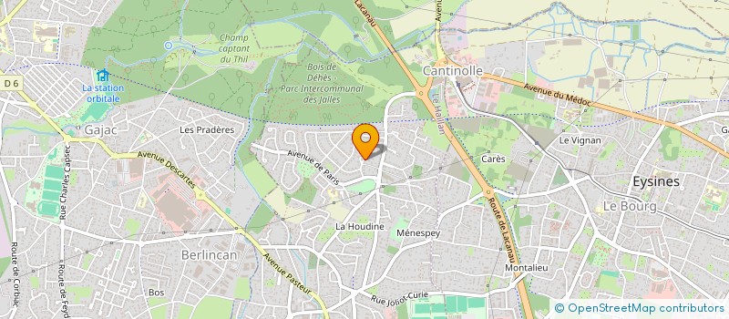 localisation de l'entreprise PIERRES ET SANTE  LE HAILLAN