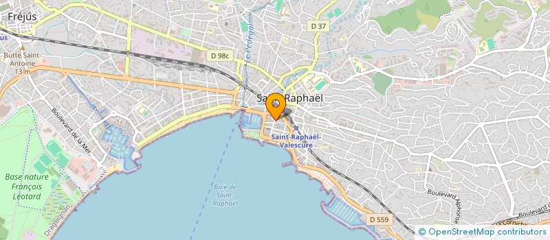 localisation de l'entreprise PIERRES ET TERRE PROVENCALES à SAINT-RAPHAEL